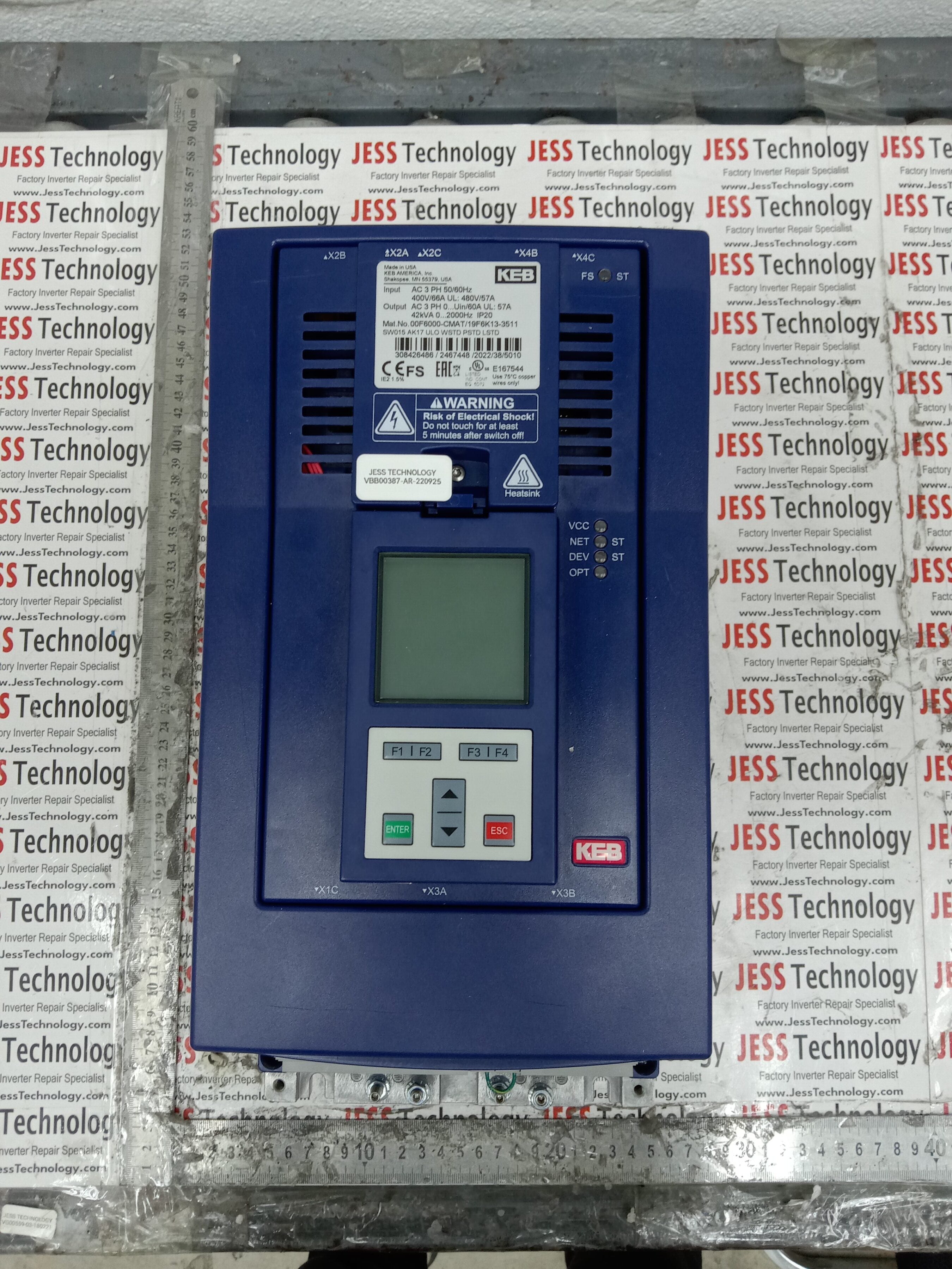 REPAIR KEB INVERTER 00F6000-CMAT/19F6K13-3511 MALAYSIA, SINGAPORE, THAILAND, VIETNAM, INDONESIA