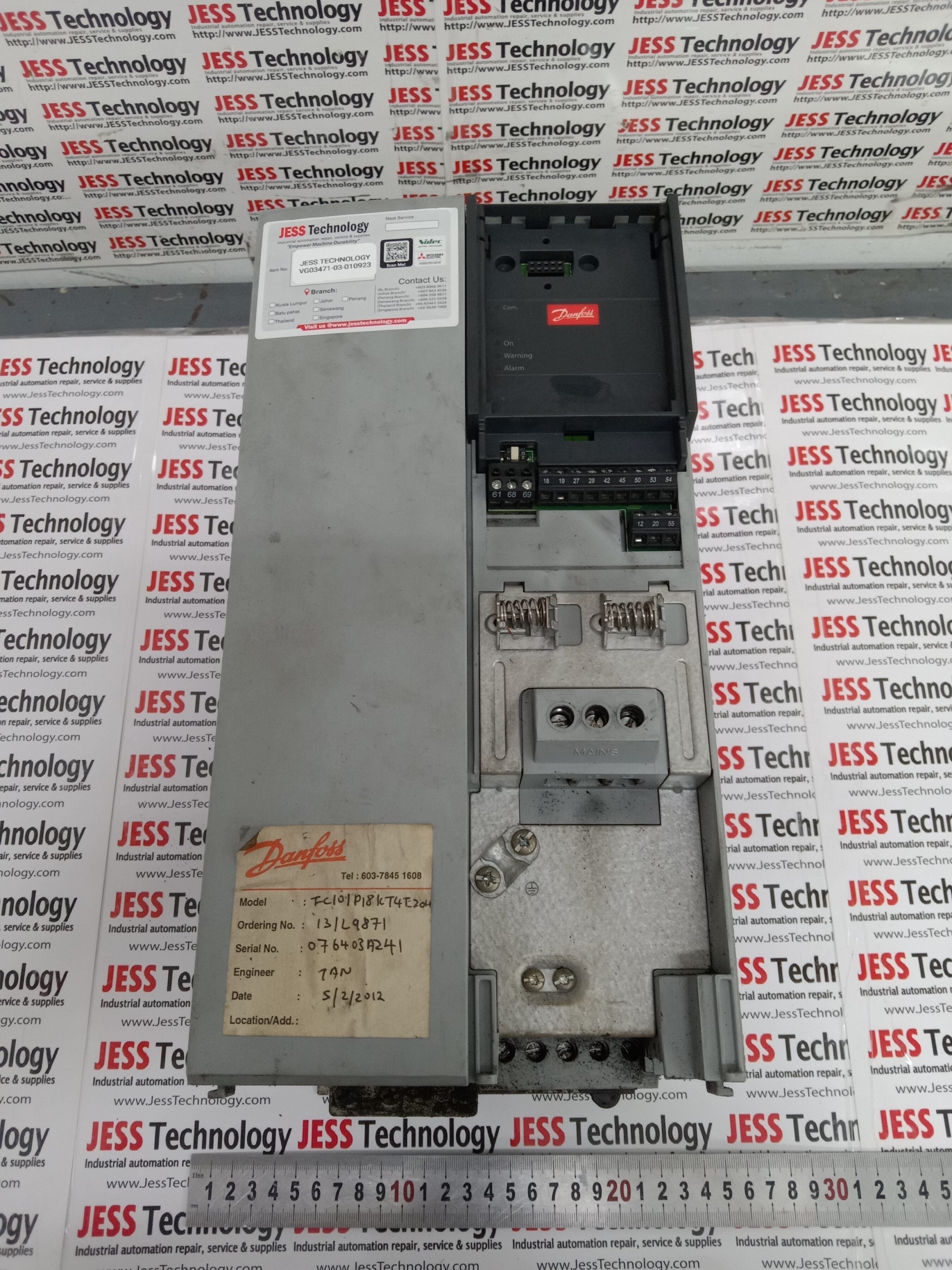 REPAIR DANFOSS INVERTER 131L9871 MALAYSIA, SINGAPORE, THAILAND, VIETNAM, INDONESIA