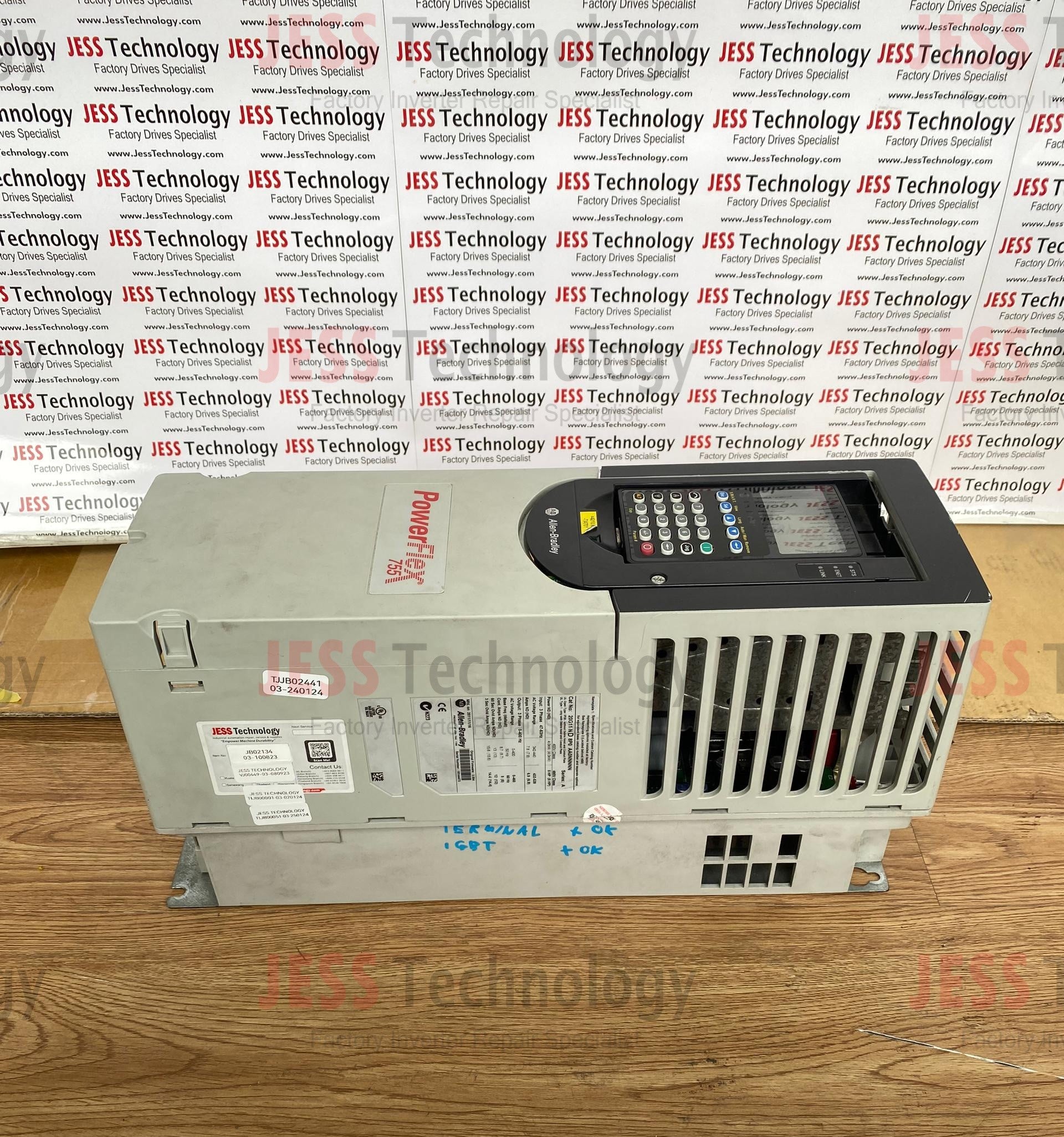 REPAIR ALLEN BRADLEY INVERTER 20G11ND 8P0 AA0NNNNN MALAYSIA, SINGAPORE, THAILAND, VIETNAM