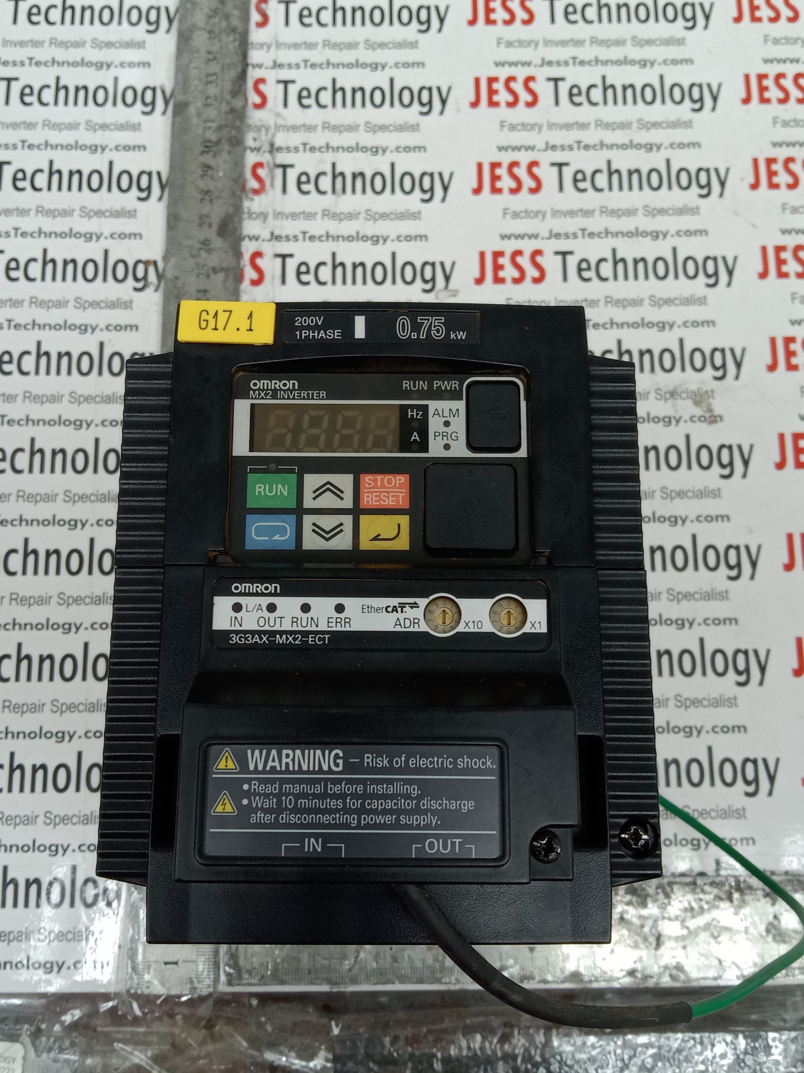 REPAIR OMRON INVERTER 3G3MX2-AB007-E MALAYSIA, SINGAPORE, THAILAND, VIETNAM, INDONESIA
