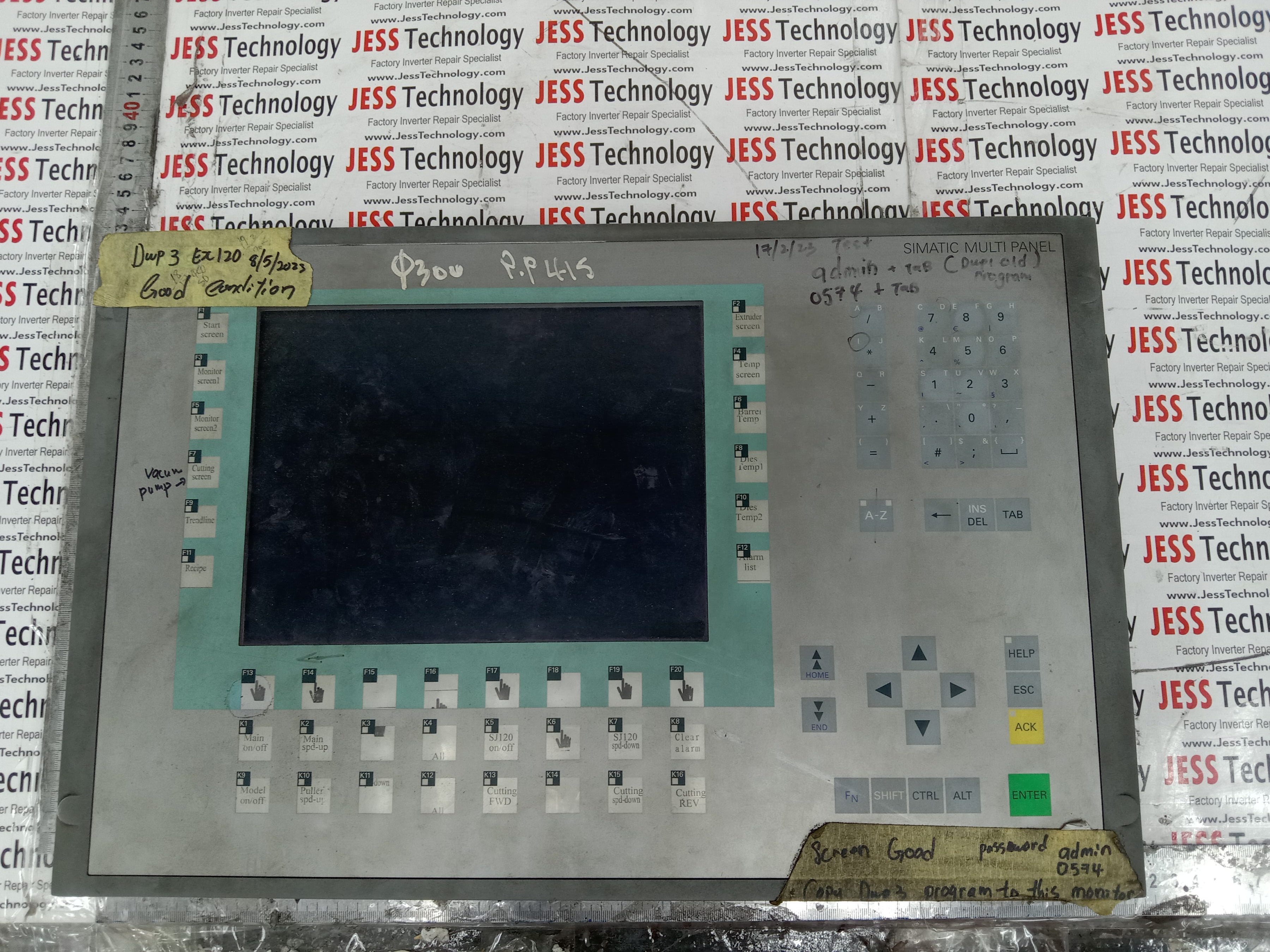 REPAIR SIEMENS HMI 6AV6 643-0DD01 MALAYSIA, SINGAPORE, THAILAND, VIETNAM