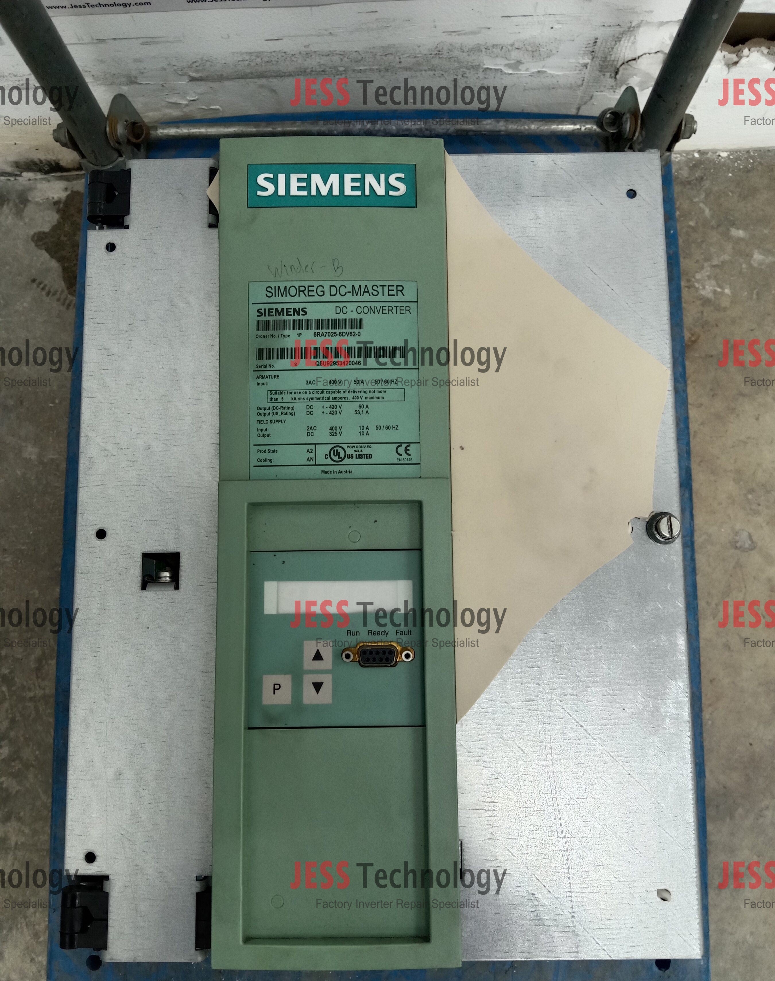 REPAIR SIEMENS 6RA7025-6DV62-0 MALAYSIA, SINGAPORE, THAILAND, VIETNAM, INDONESIA