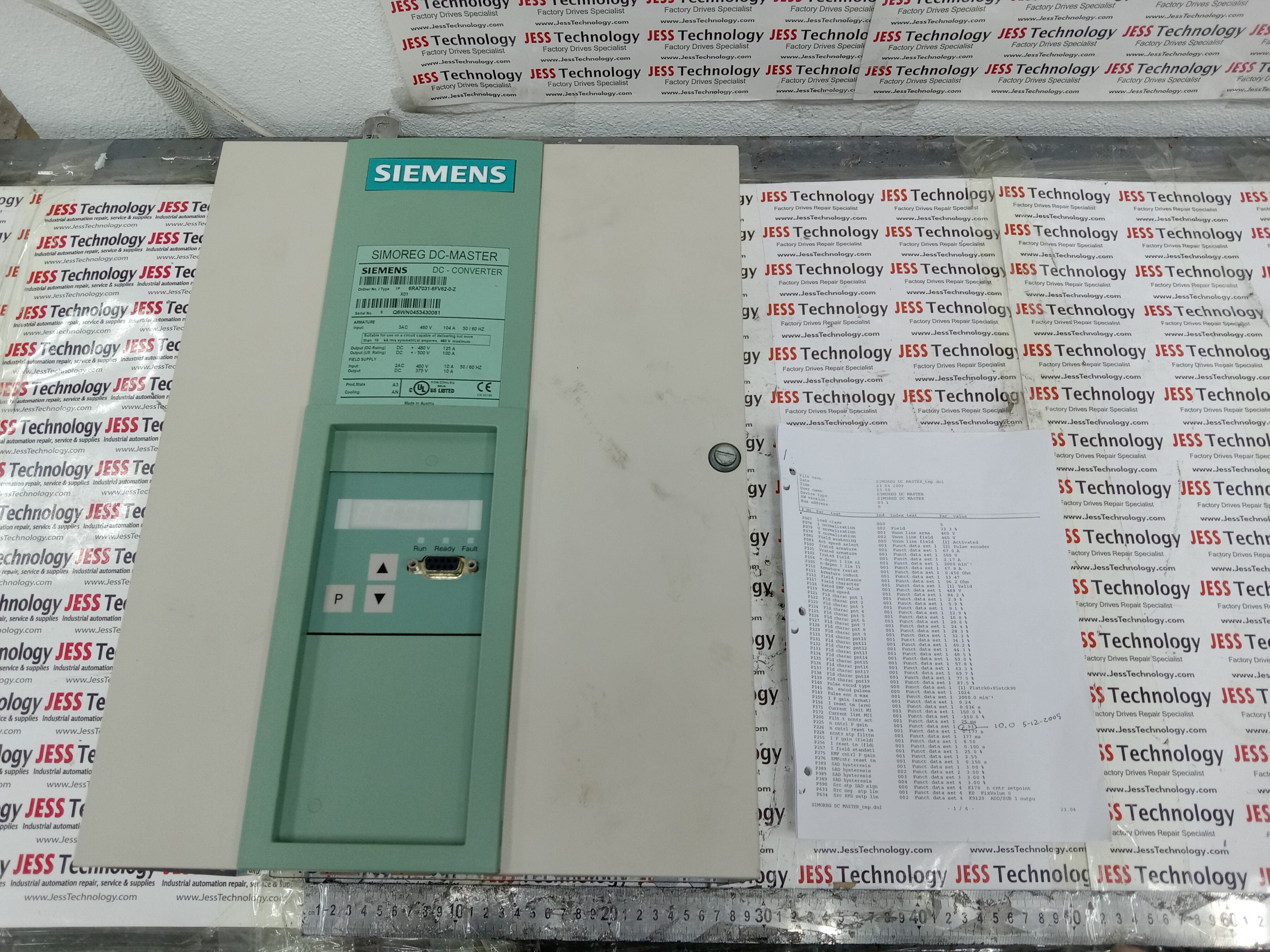 REPAIR SIEMENS 6RA7031-6FV62-0-Z MALAYSIA, SINGAPORE, THAILAND, VIETNAM, INDONESIA