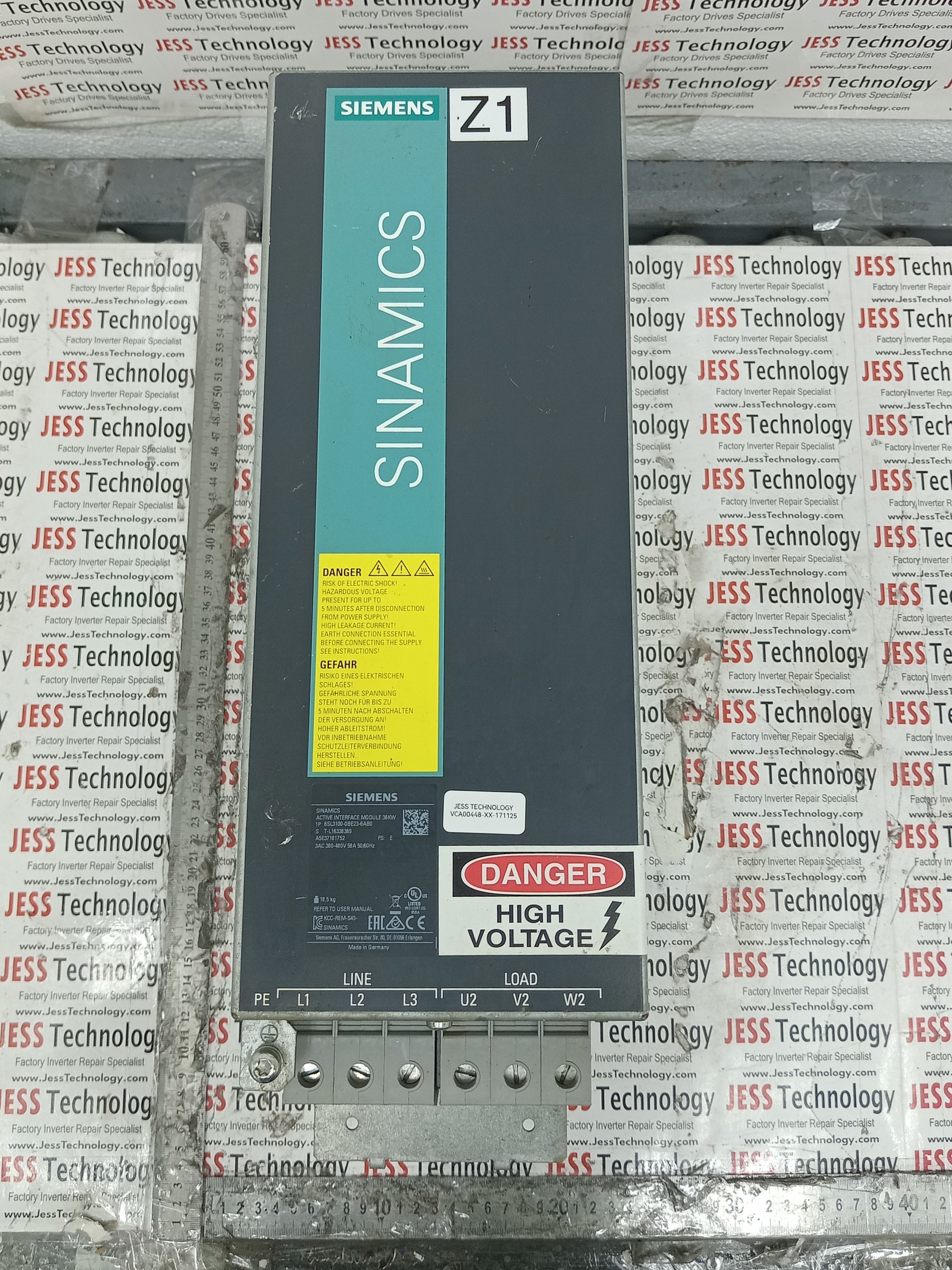 Repair SIEMENS SINAMICS INVERTER 6SL3100-0BE23-6AB0 MALAYSIA, SINGAPORE, THAILAND, VIETNAM, INDONESIA