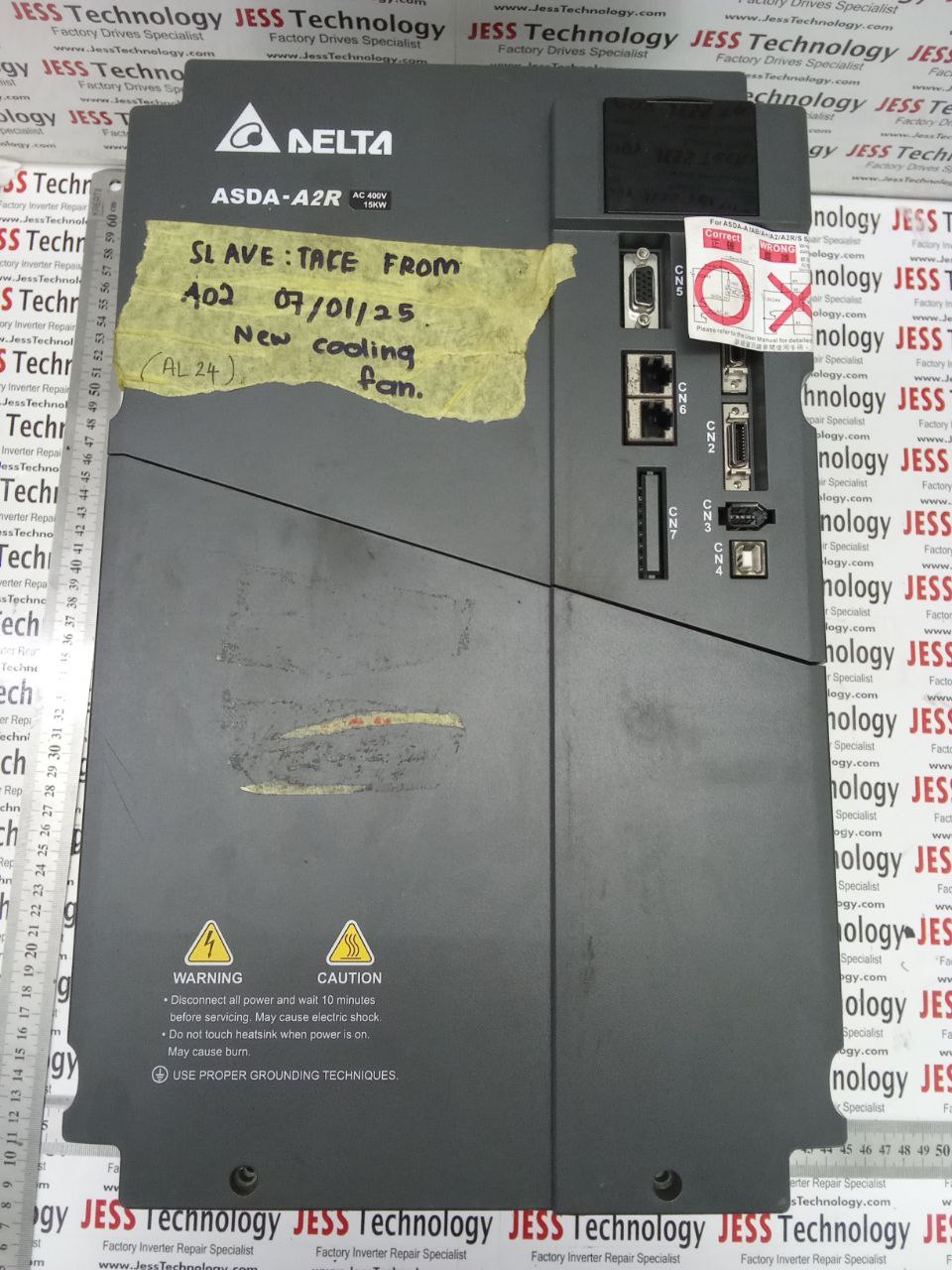 Repair DELTA AC SERVO DRIVE ASD-A2R-1F43-M MALAYSIA, SINGAPORE, THAILAND, VIETNAM, INDONESIA
