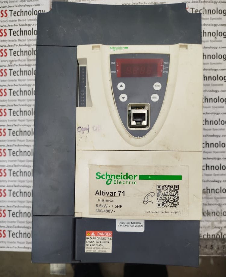 Repair SCHNEIDER INVERTER ATV71HU55N4Z383 MALAYSIA, SINGAPORE, THAILAND, VIETNAM, INDONESIA
