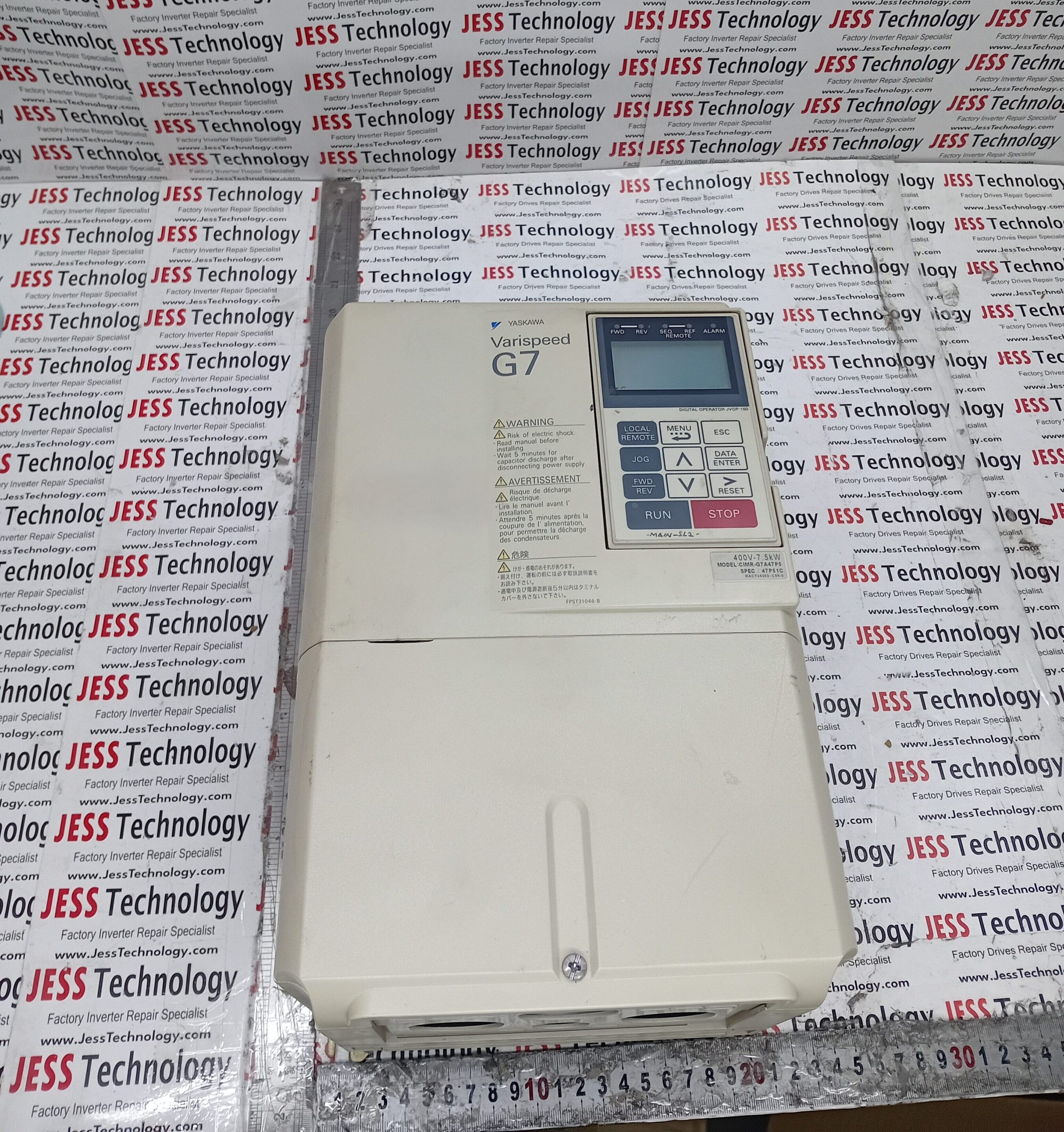 Repair YASKAWA INVERTER CIMR-G7A47P5 MALAYSIA, SINGAPORE, THAILAND, VIETNAM, INDONESIA