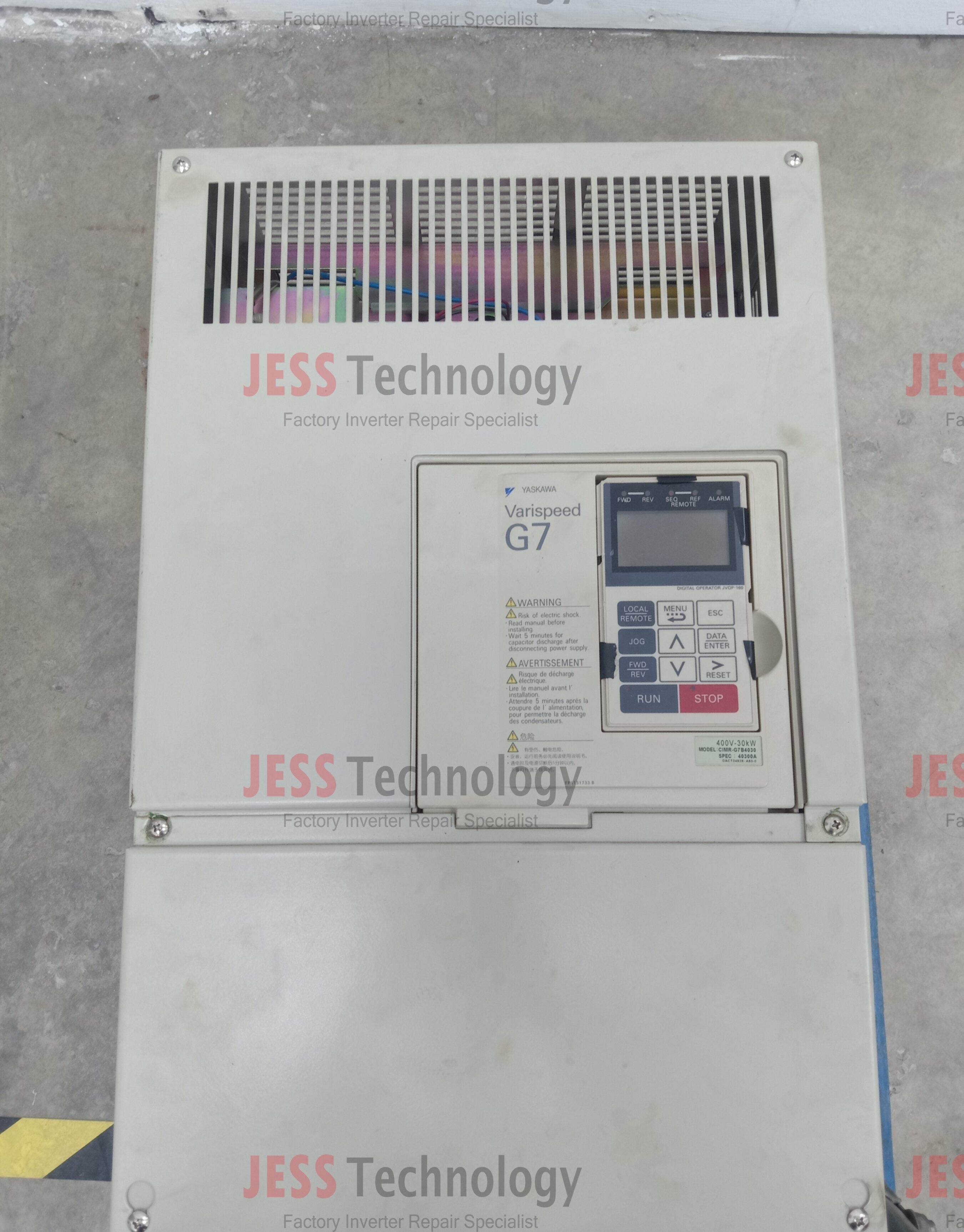 REPAIR YASKAWA INVERTER CIMR-G7B4030 MALAYSIA, SINGAPORE, THAILAND, VIETNAM