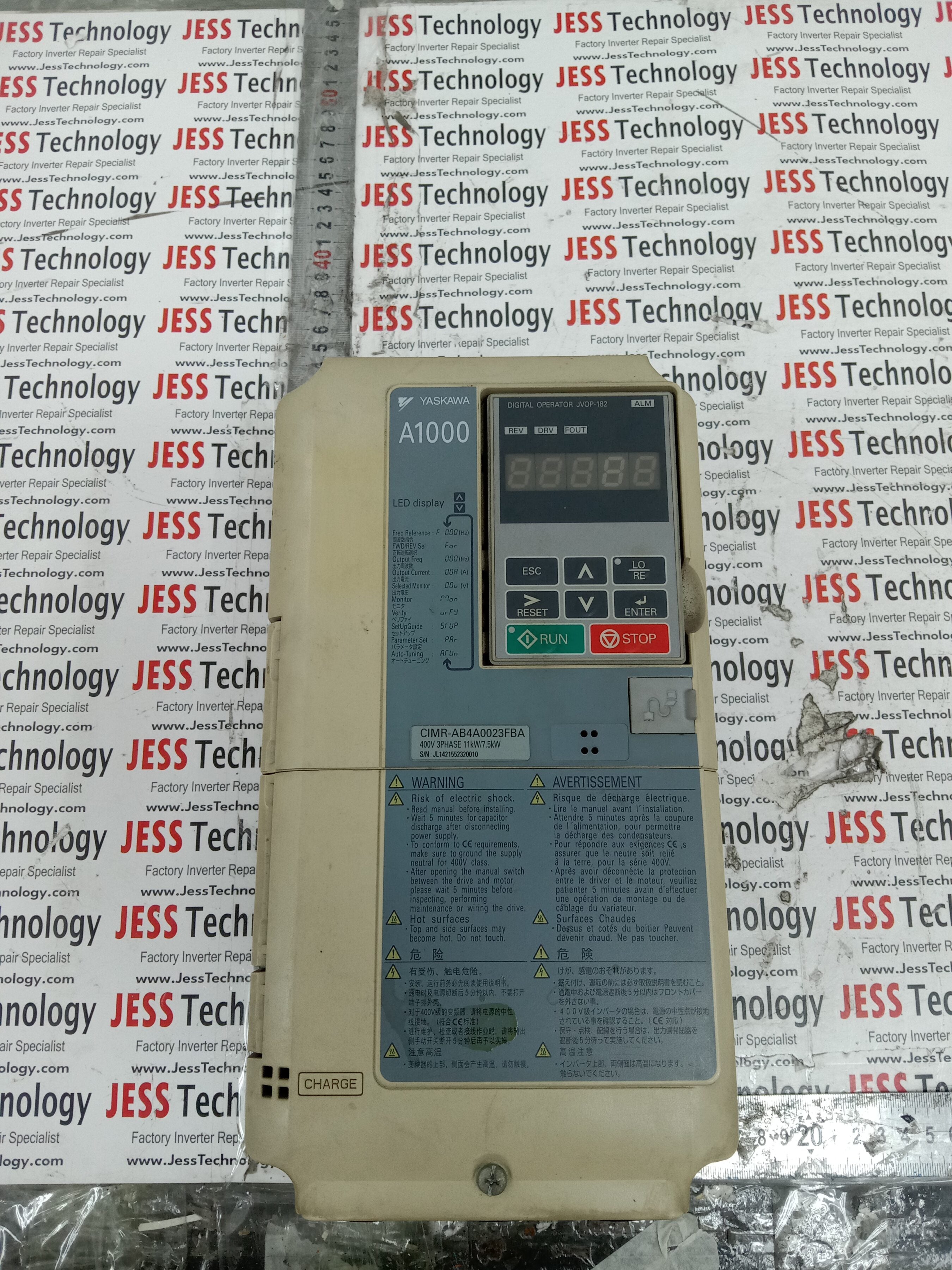 REPAIR YASKAWA INVERTER CIMR AB4A0023FBA MALAYSIA, SINGAPORE, THAILAND, VIETNAM