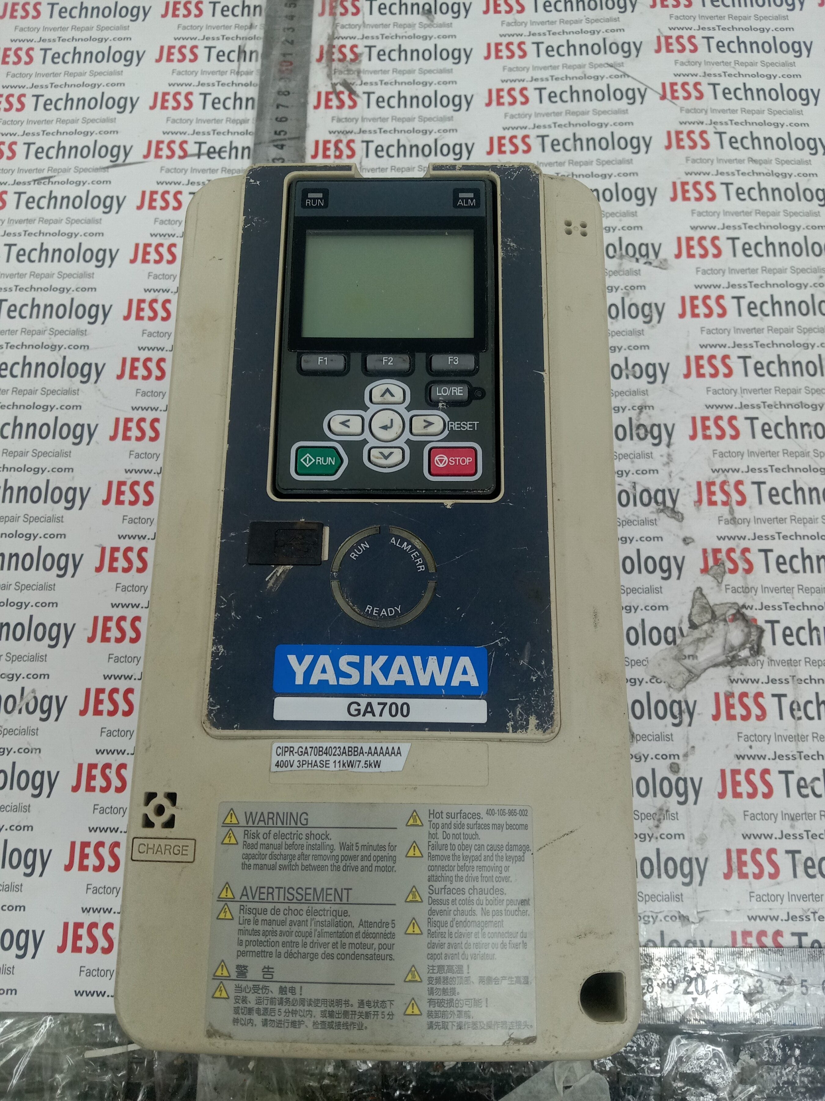 REPAIR YASKAWA INVERTER CIPR-GA70T4023ABAA-CAAAAA MALAYSIA, SINGAPORE, THAILAND, VIETNAM