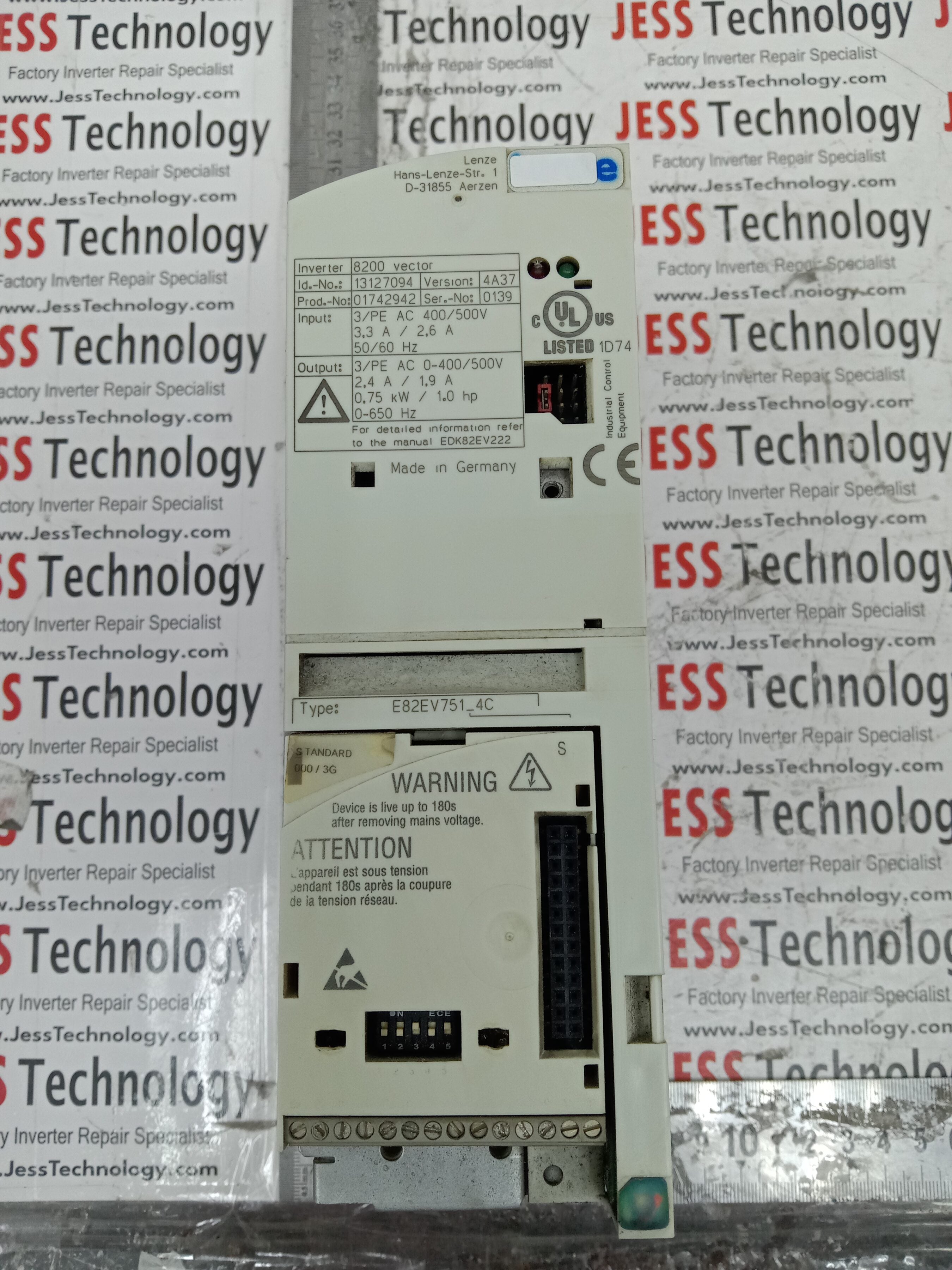 REPAIR LENZE INVERTER E82EV751_4C MALAYSIA, SINGAPORE, THAILAND, VIETNAM, INDONESIA