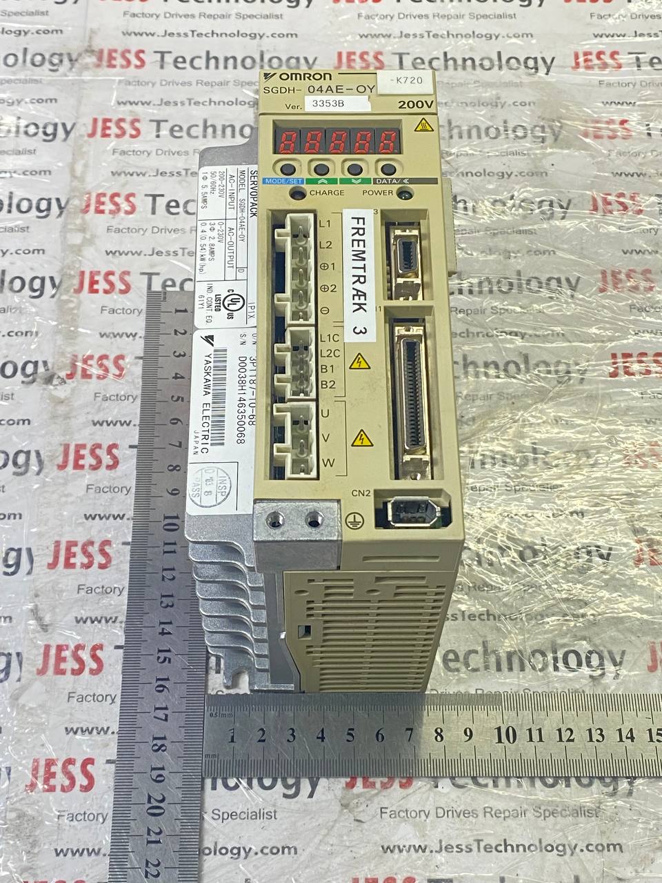 REPAIR OMRON SERVO DRIVE SGDH-04AE-0Y MALAYSIA, SINGAPORE, THAILAND, VIETNAM, INDONESIA