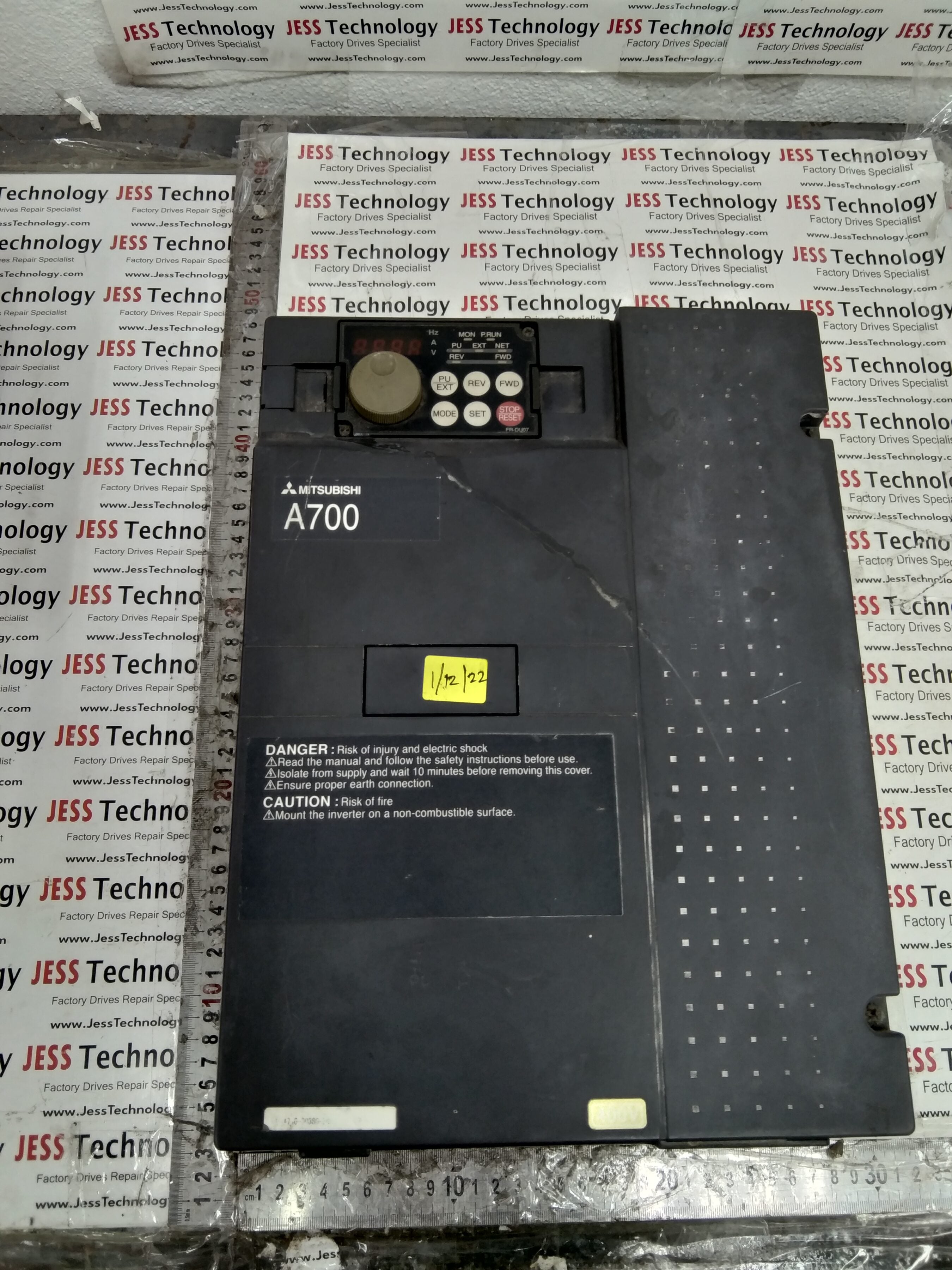 REPAIR MITSUBISHI INVERTER FR-A740-00380-EC MALAYSIA, SINGAPORE, THAILAND, VIETNAM