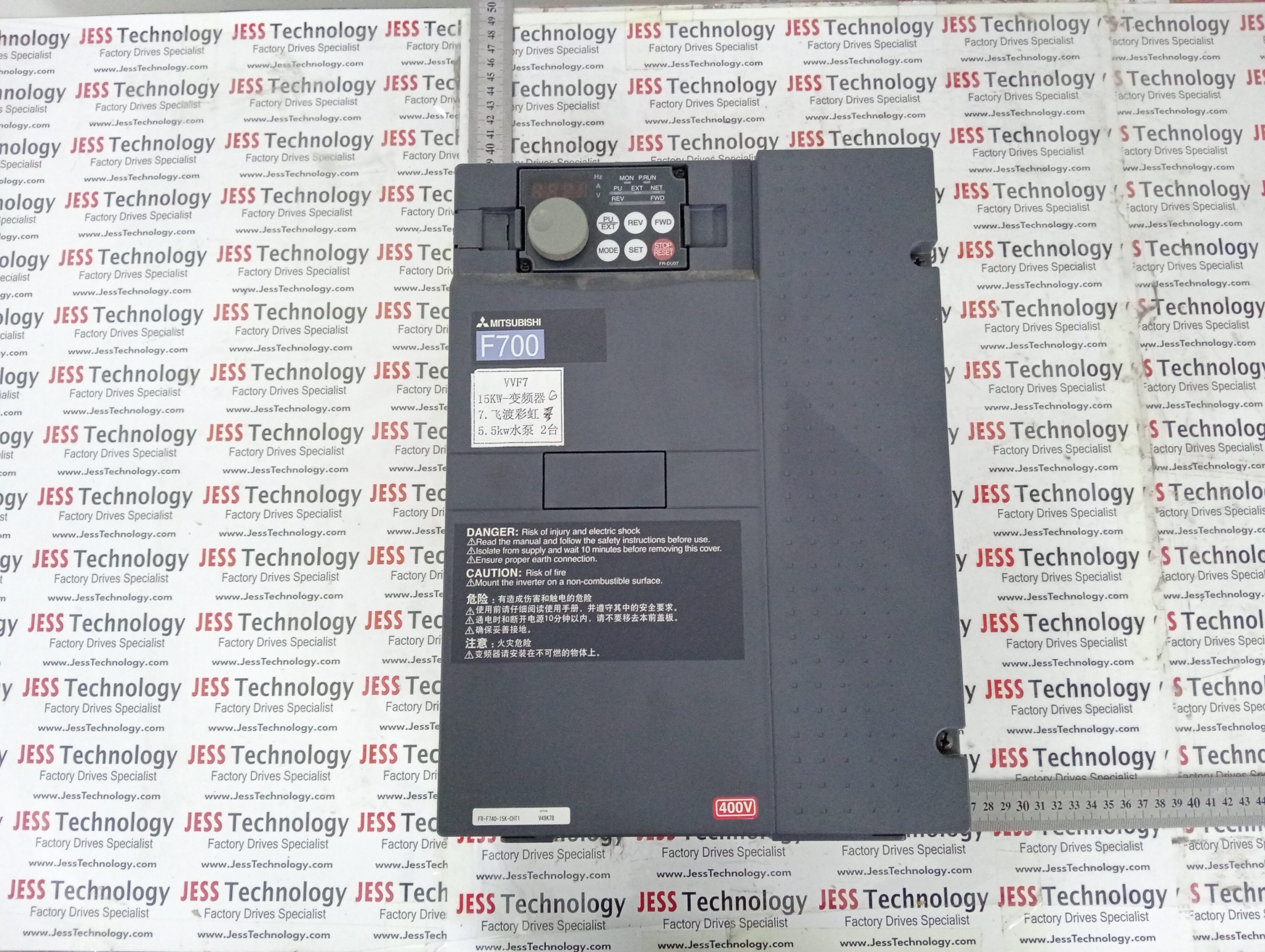 REPAIR MITSUBISHI INVERTER FR-F740-15K-CHT1 MALAYSIA, SINGAPORE, THAILAND, VIETNAM
