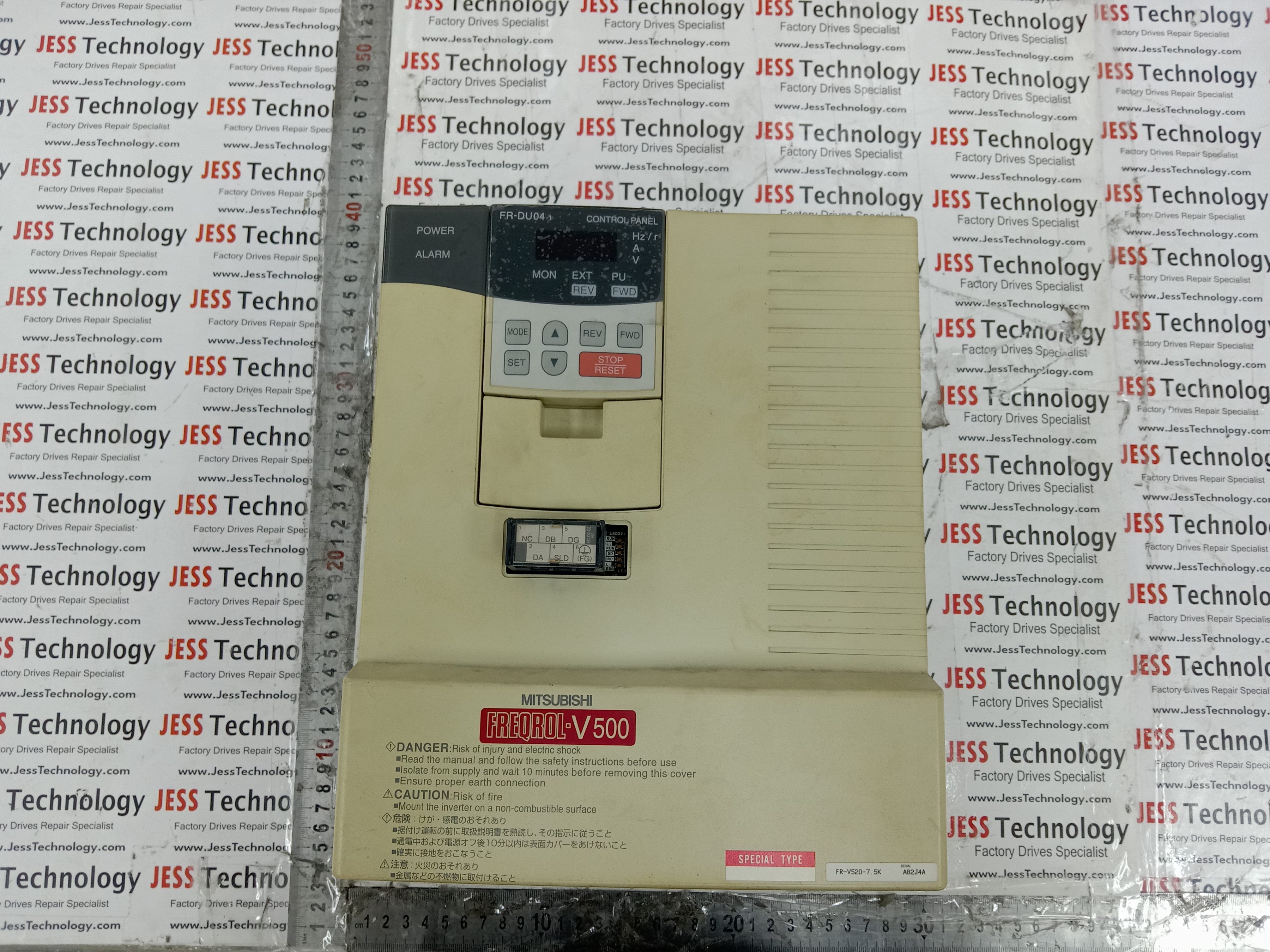 REPAIR MITSUBISHI INVERTER FR-V520-7. 5K-11 MALAYSIA, SINGAPORE, THAILAND, VIETNAM
