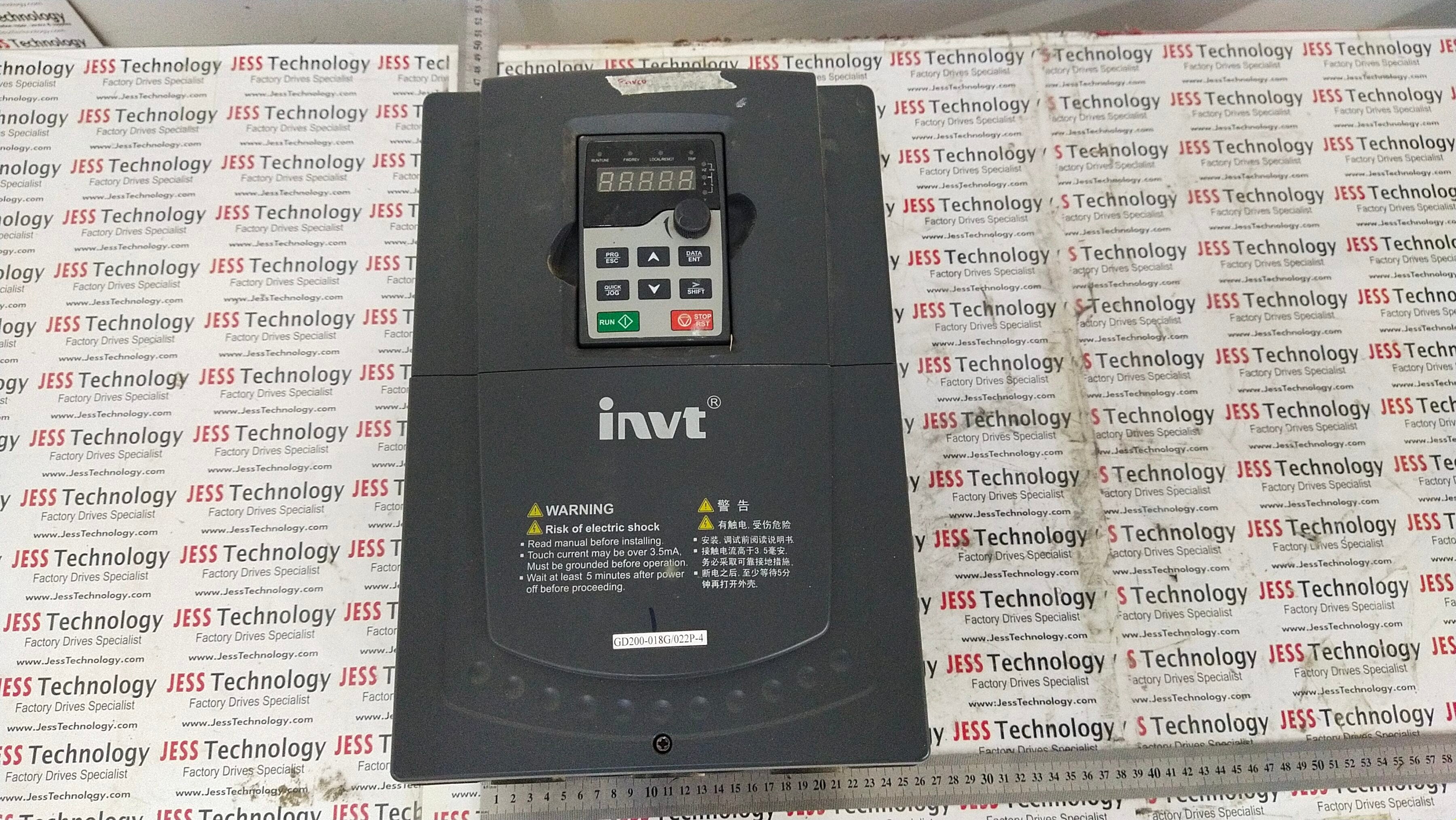 REPAIR INVT INVERTER GD200-018G/022P-4 2 MALAYSIA, SINGAPORE, THAILAND, VIETNAM, INDONESIA