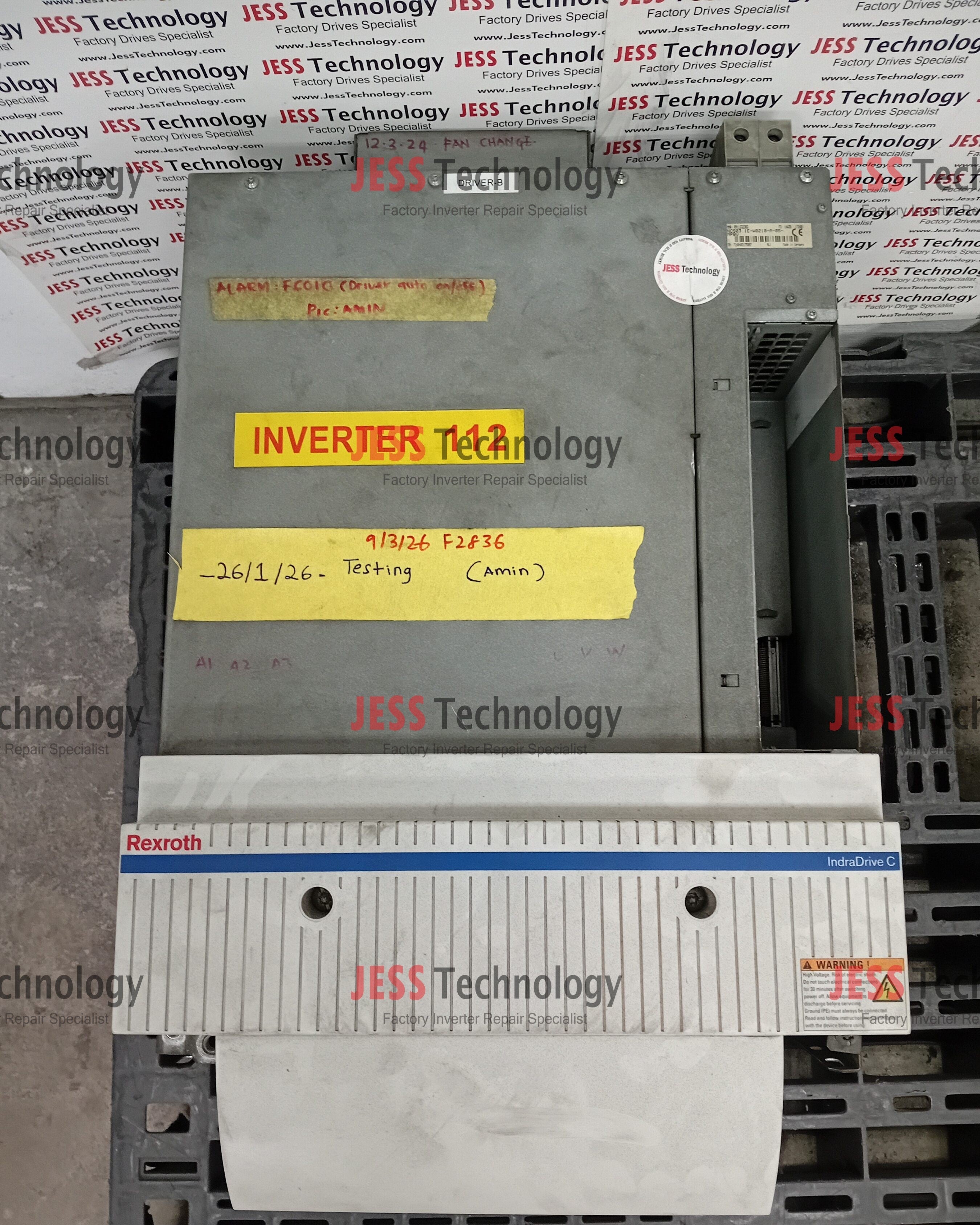 Repair REXROTH INVERTER HCS03.1E-W0210-A-05-NPBV MALAYSIA, SINGAPORE, THAILAND, VIETNAM, INDONESIA