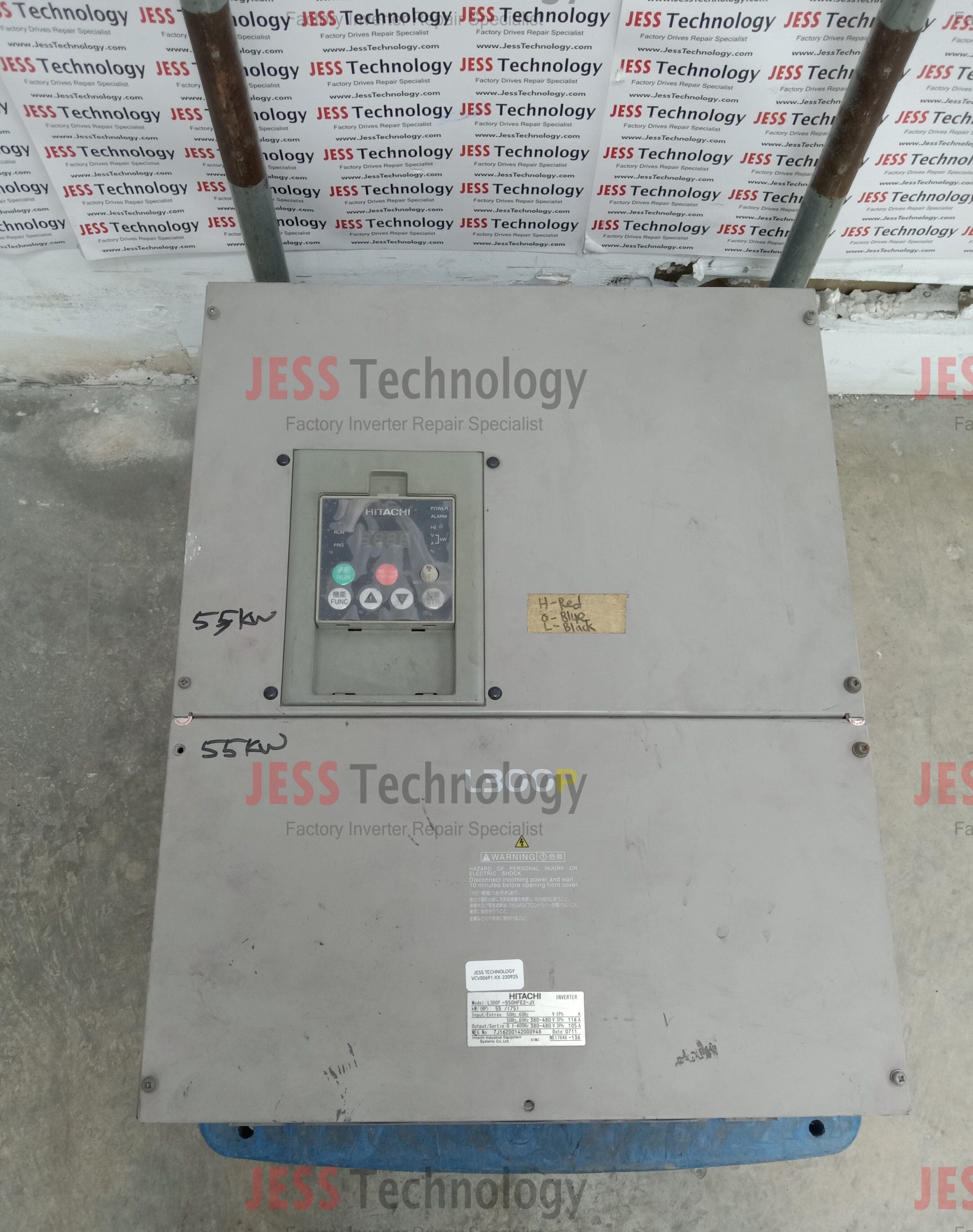 REPAIR HITACHI INVERTER L300P-550HFE2-JY MALAYSIA, SINGAPORE, THAILAND, VIETNAM, INDONESIA