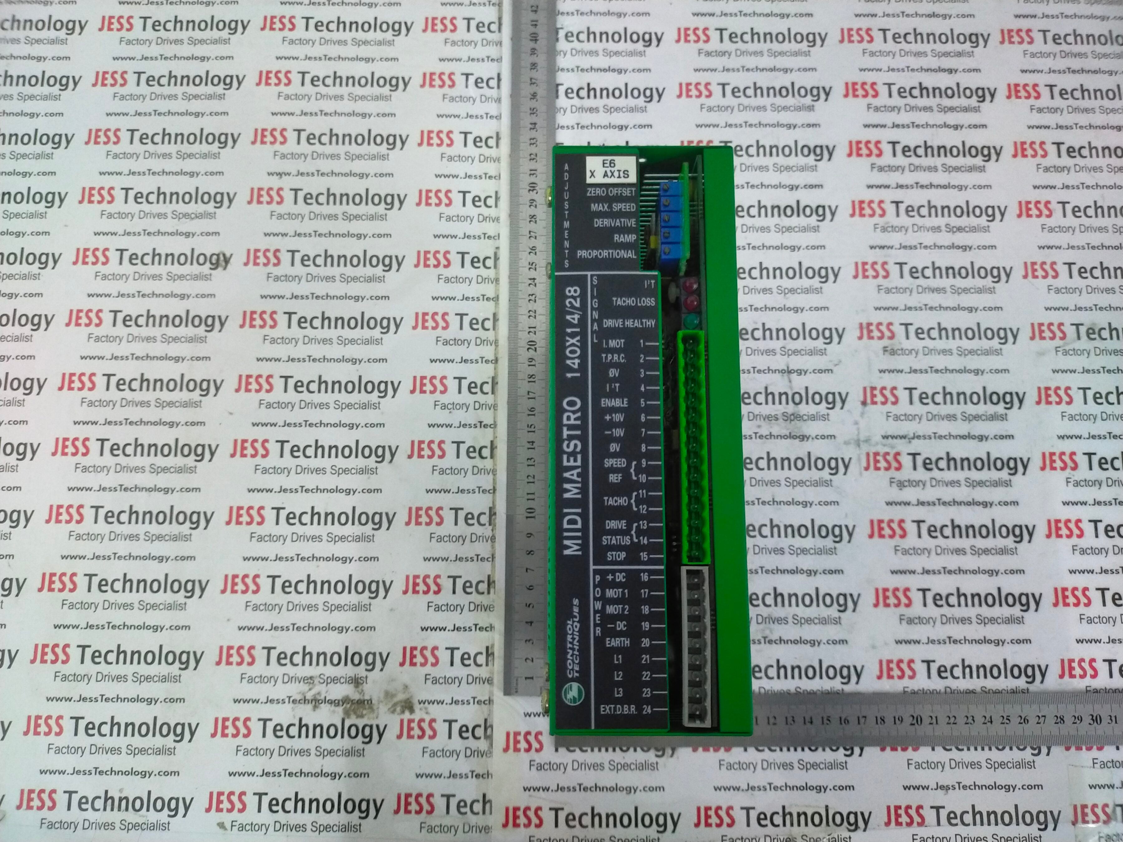 REPAIR CONTROL TECHNIQUES SERVO DRIVE MAESTRO 140X14/28 MALAYSIA, SINGAPORE, THAILAND, VIETNAM, INDONESIA