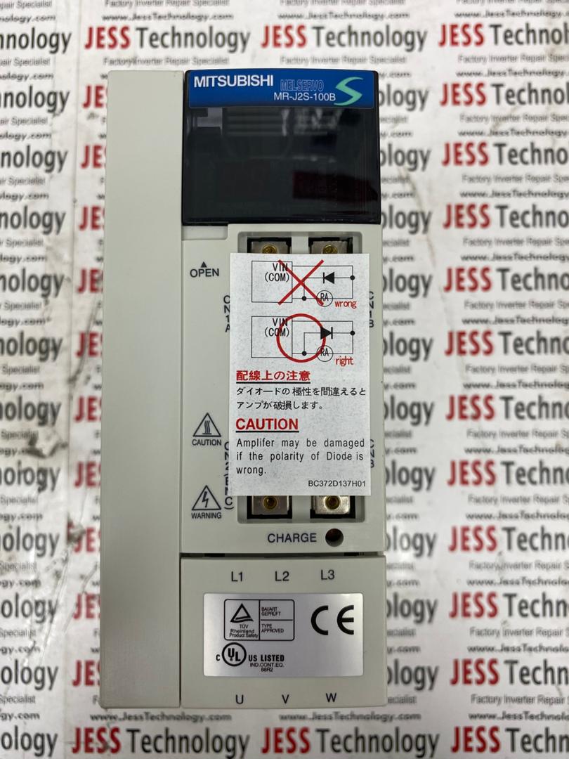 Repair MITSUBISHI SERVO DRIVE MR-J2S-100B MALAYSIA, SINGAPORE, THAILAND, VIETNAM, INDONESIA