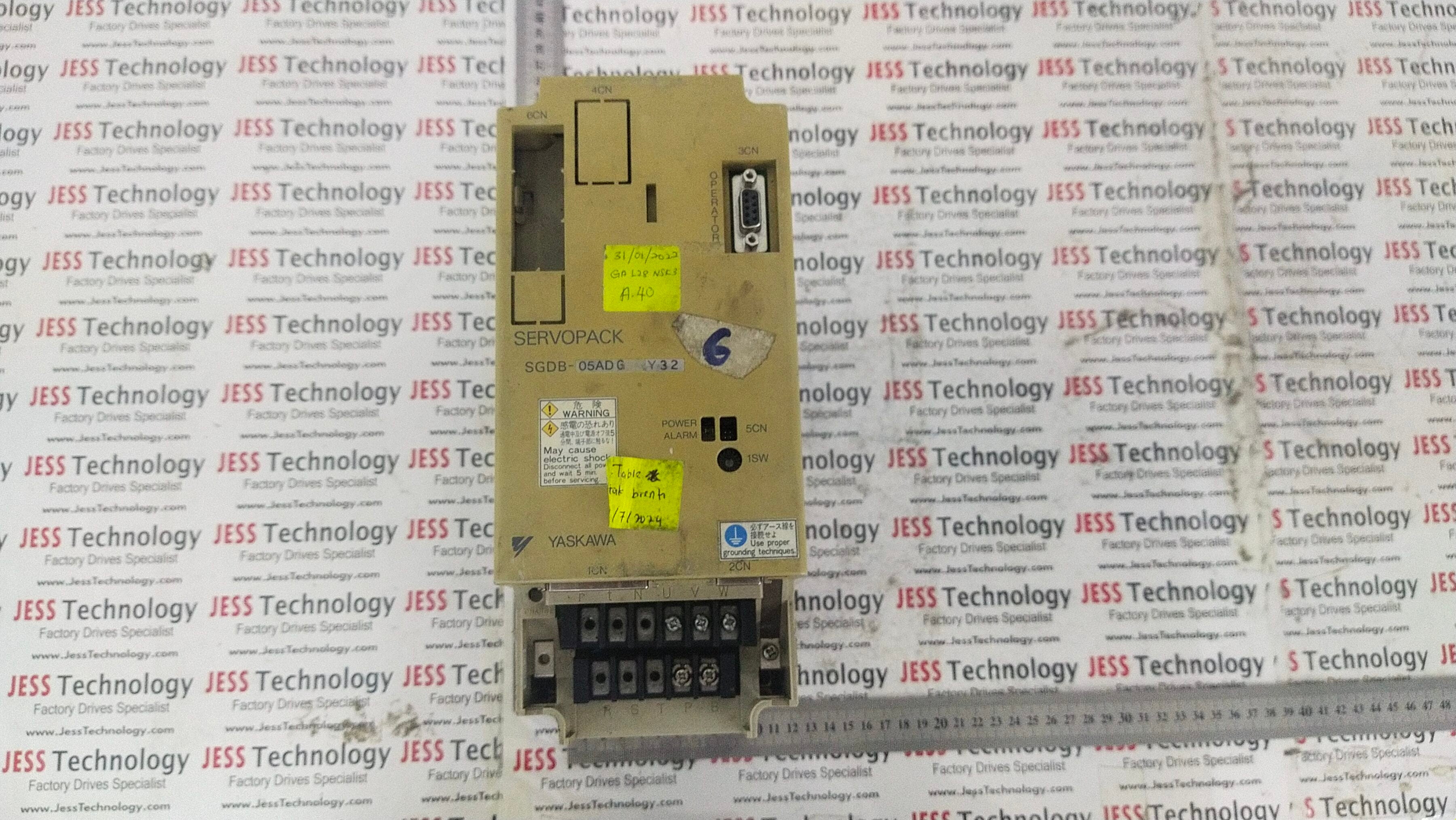 REPAIR YASKAWA SERVO DRIVE SGDB-05ADGY32 MALAYSIA, SINGAPORE, THAILAND, VIETNAM, INDONESIA
