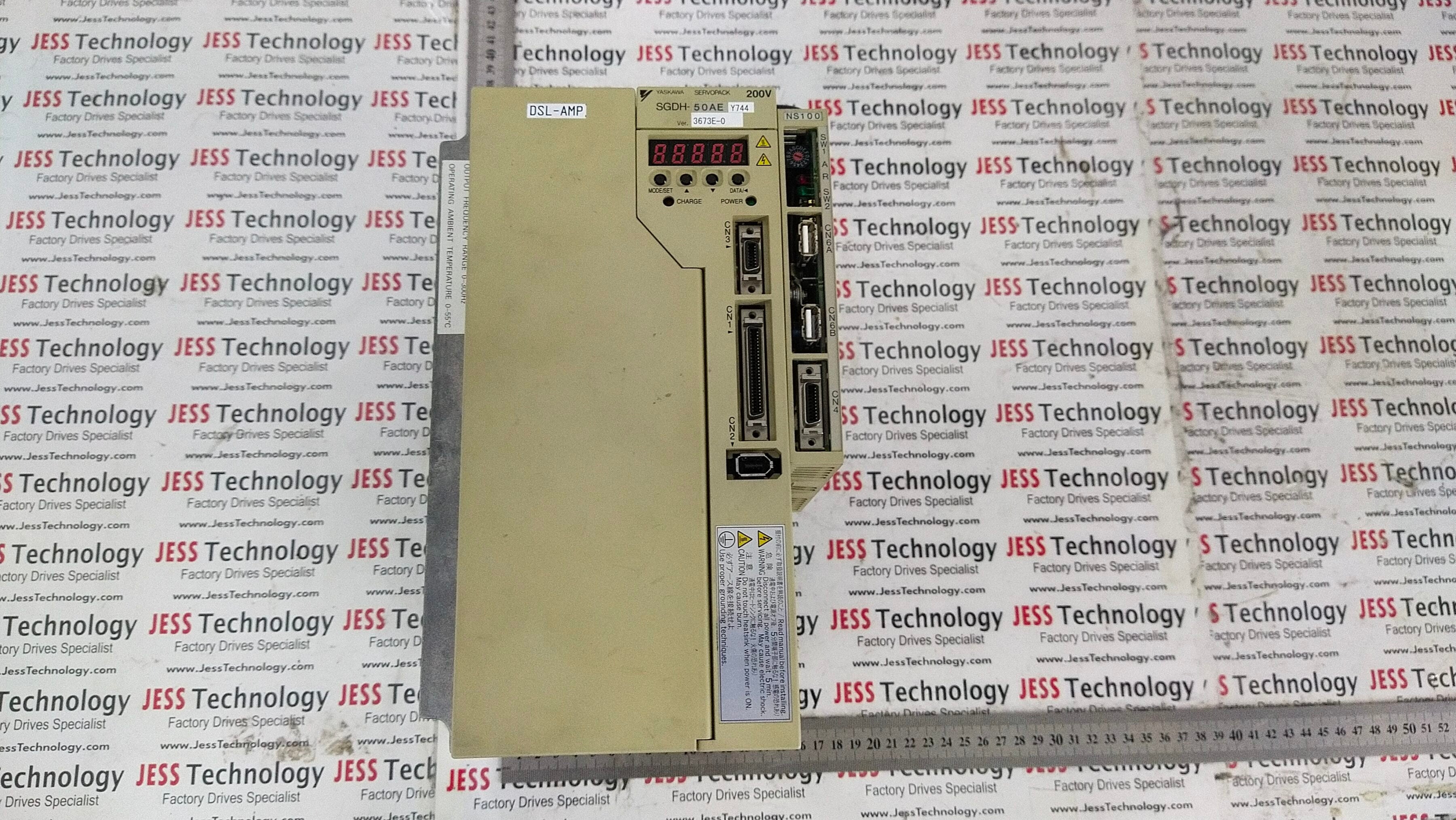 REPAIR YASKAWA SERVO DRIVE SGDH-50AEY744 MALAYSIA, SINGAPORE, THAILAND, VIETNAM, INDONESIA