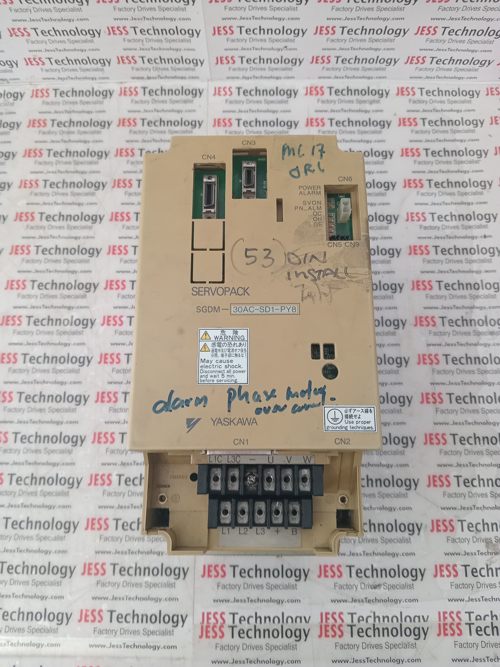 REPAIR YASKAWA SERVO DRIVE SGDM-30AC-SD1-PY8 MALAYSIA, SINGAPORE, THAILAND, VIETNAM