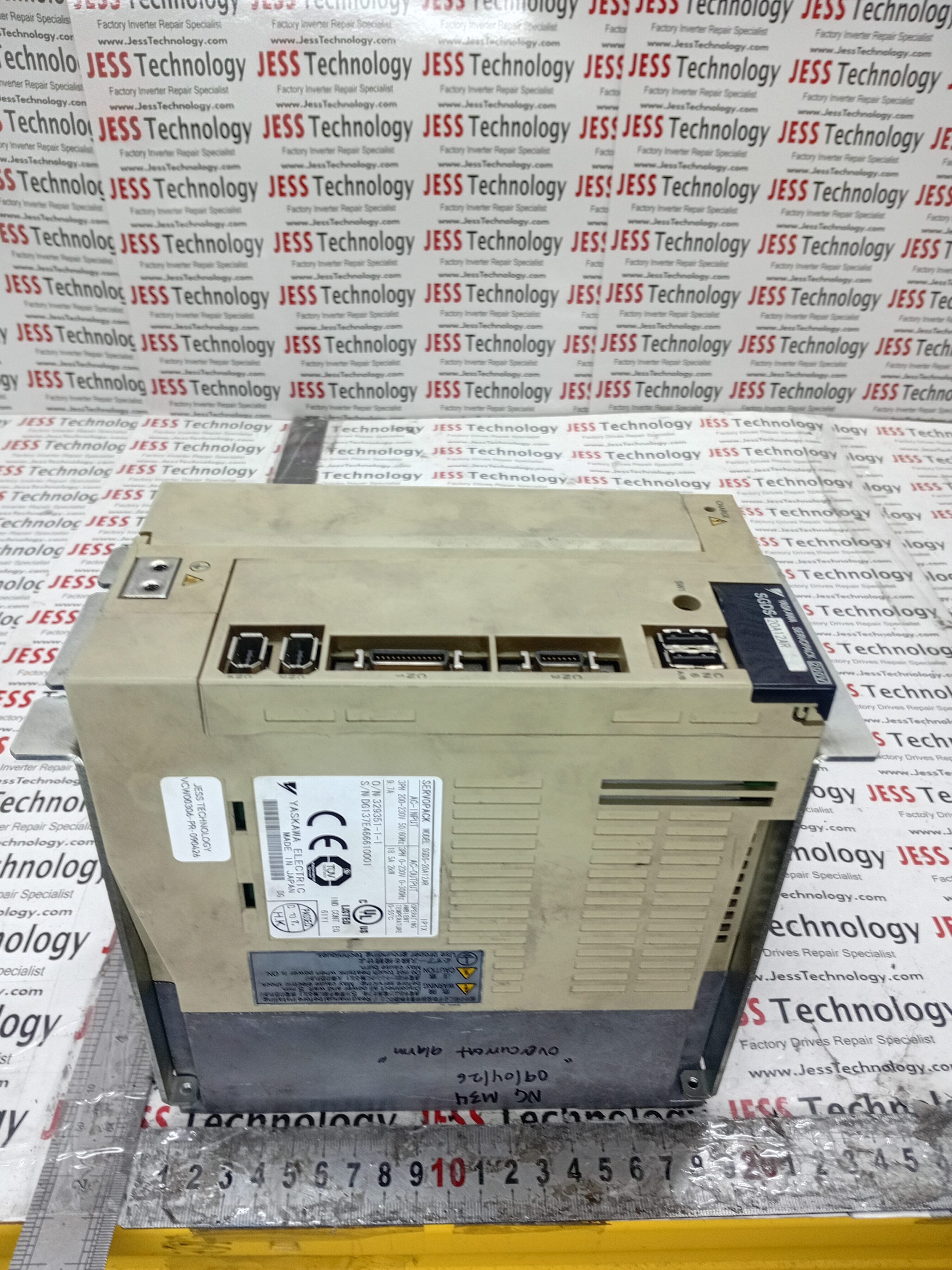 Repair YASKAWA SERVO DRIVE SGDS-20A12AR MALAYSIA, SINGAPORE, THAILAND, VIETNAM, INDONESIA