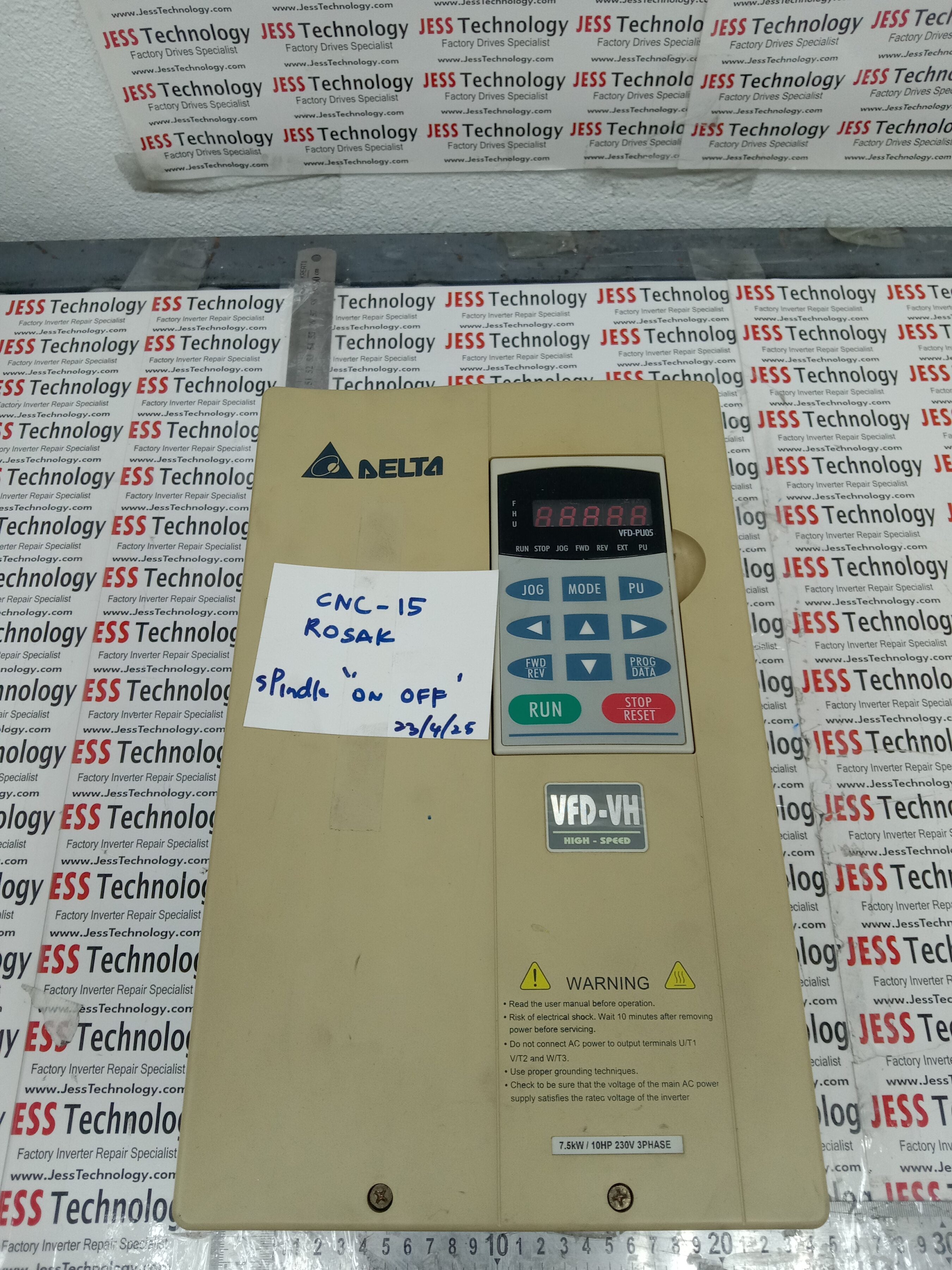 REPAIR DELTA INVERTER VFD075V23 MALAYSIA, SINGAPORE, THAILAND, VIETNAM, INDONESIA