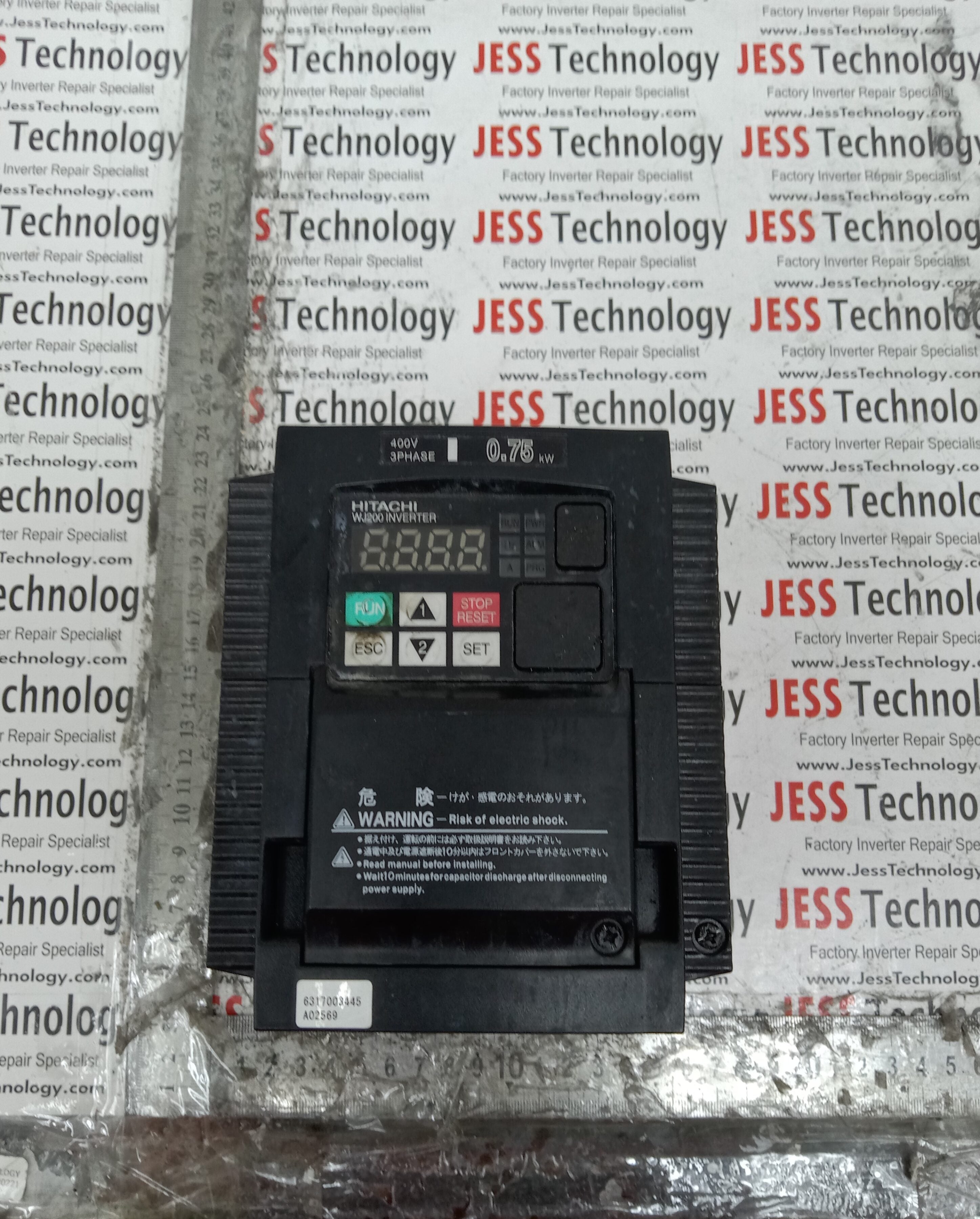 REPAIR HITACHI INVERTER WJ200-007HFC MALAYSIA, SINGAPORE, THAILAND, VIETNAM, INDONESIA