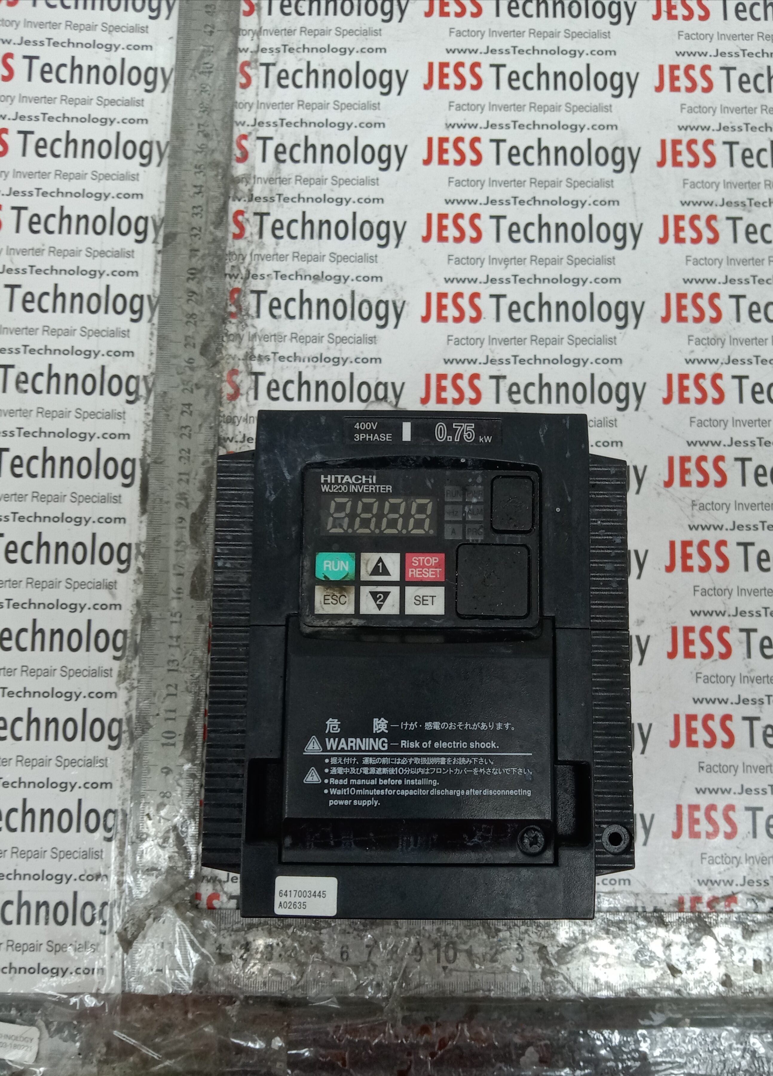 REPAIR HITACHI INVERTER WJ200-007HFC MALAYSIA, SINGAPORE, THAILAND, VIETNAM, INDONESIA